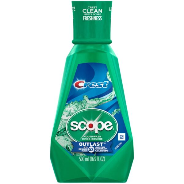 Crest Scope Outlast Mouthwash 500ml