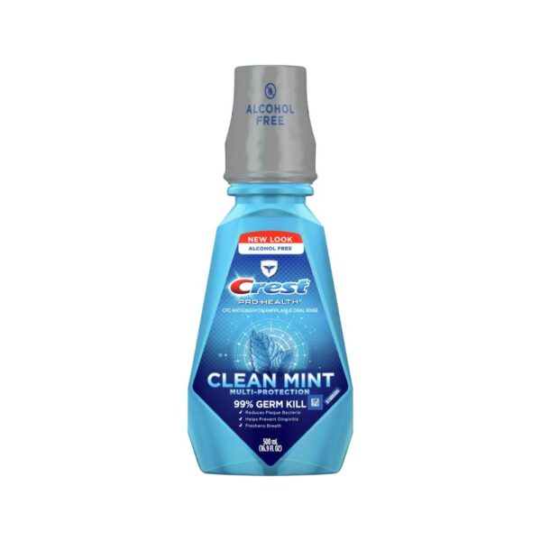 Crest Clean Mint Mouthwash 500ml