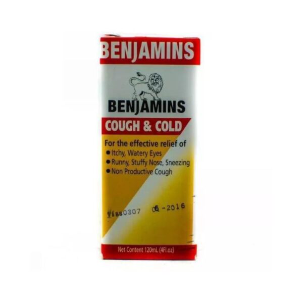 Benjamin Relief Cough and Cold 120ml