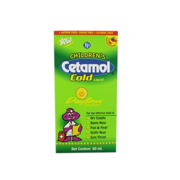 CETAMOL Kids Day Time Medicine 60ml