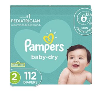 Pampers Baby Dry Size 2 (112 Diapers)