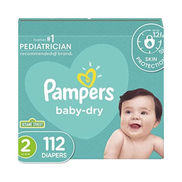 Pampers Baby Dry Size 2 (112 Diapers)