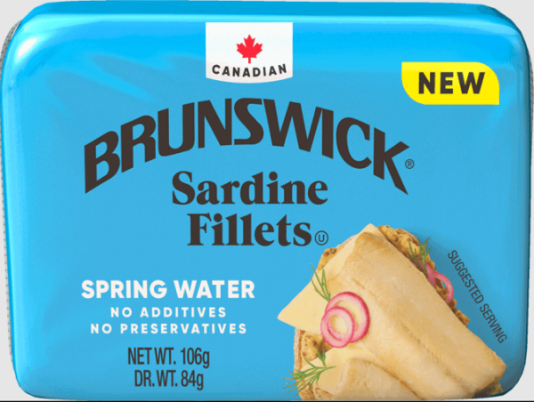 Brunswick Sardine Fillet in Spring Water 106g