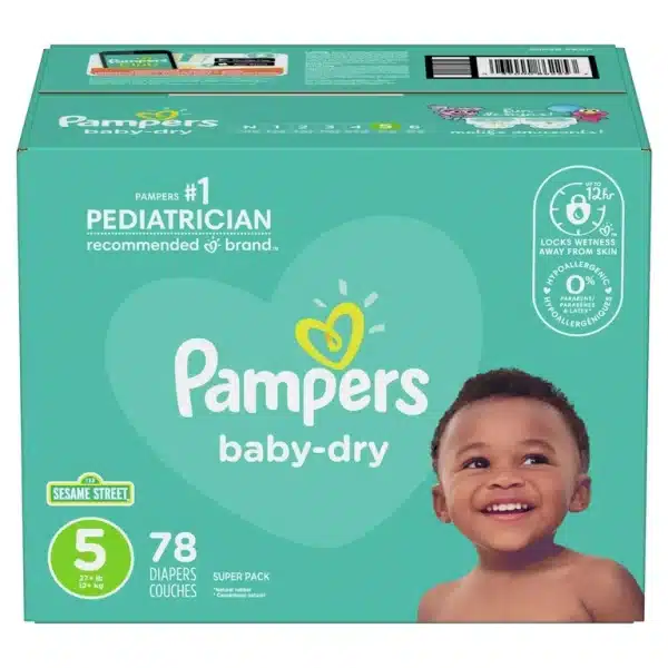 Pampers Size 5 (78 Diapers)