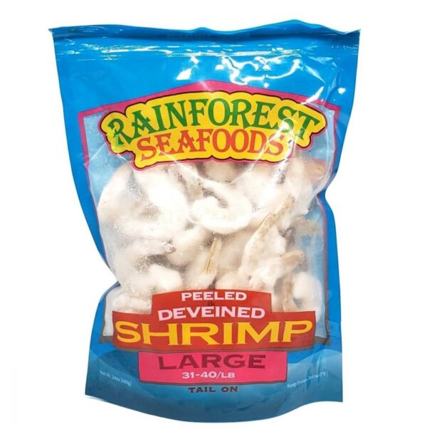 Rainforest 31-40 RAW Shrimp P&D Large