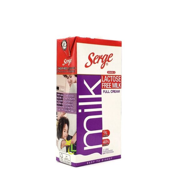 Serge Lactose Free Full Cream 1Ltr