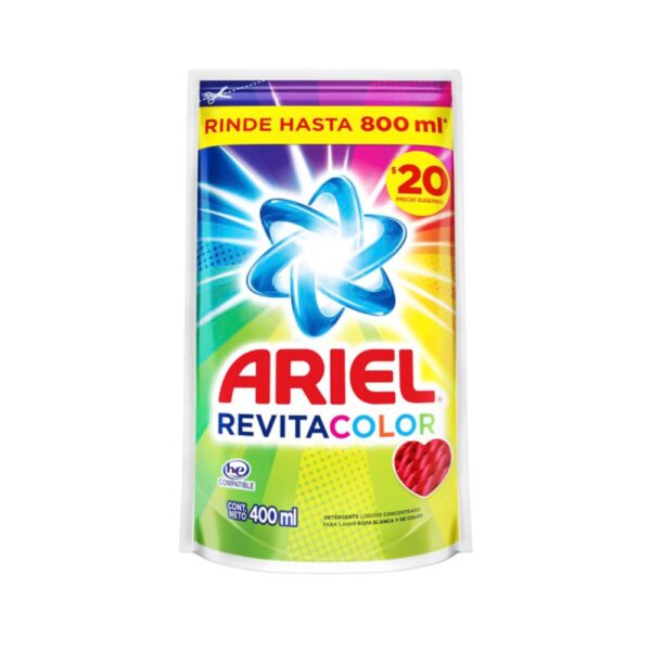 Pouch Ariel Revitacolor 400ml