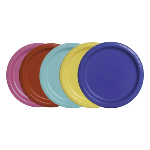 Darnel 9in Cloured Plates*40