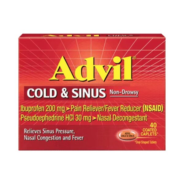 Advil Cold and Sinus Caps.