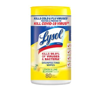 LYSOL Disinfecting Wipes 80 pack (Large)