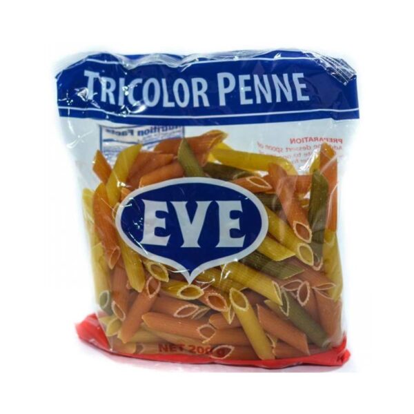 EVE MACARONI TRICOLOR PENNE 200G