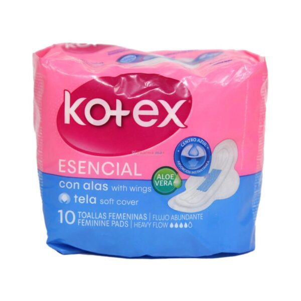 Kotex Esencial With Wings*10pk