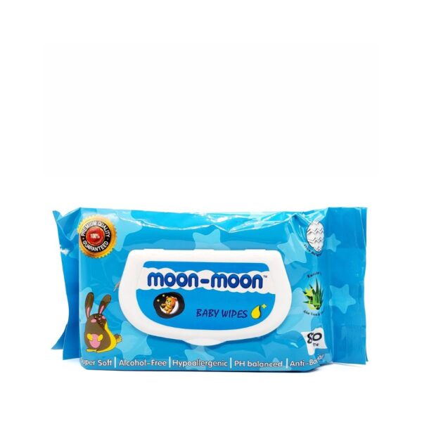 Moon Moon Wipes 80 Pieces