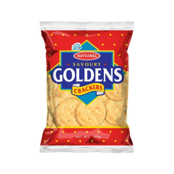 National Golden Crackers 112g