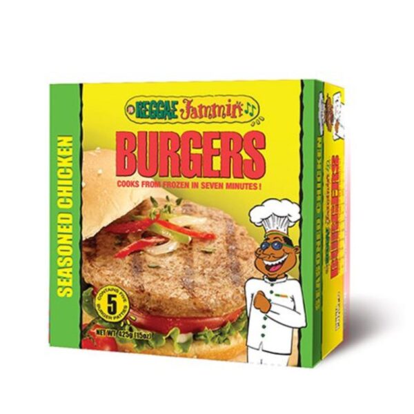 Reggae Jammin Box Chicken Burger (5 in box)