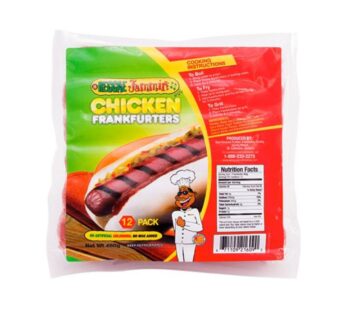 Reggae Jammin Chicken FRANKS- Per Pound