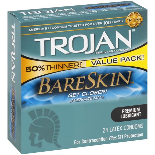 Trojan Bare Skin 24s