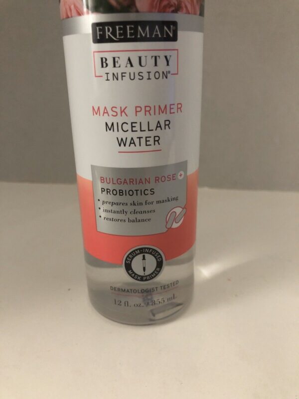 Freeman Beauty Infusion Mask Primer Micellar Water 12oz