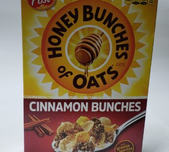 Post Honey Bunches Of Oats Cinnamon 12oz