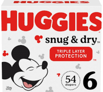 Huggies Size 6 Snug & Dry 54s