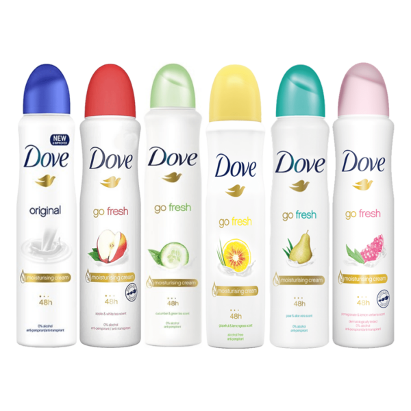 Dove Spray Assorted 250ml