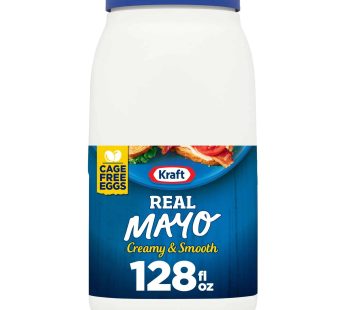 Kraft Real Mayo Creamy & Smooth Mayonnaise, 1 gal Jug