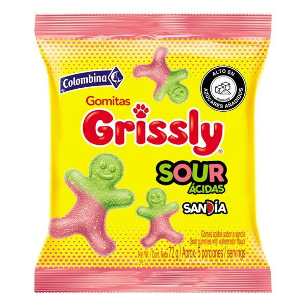 Grissly Sandia Sour Gummies