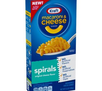 Kraft Macaroni and Cheese Dinner Spiral