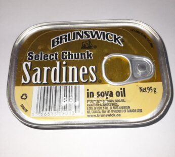 Brunswick Sardine Select Chunk In soya Oil 95g