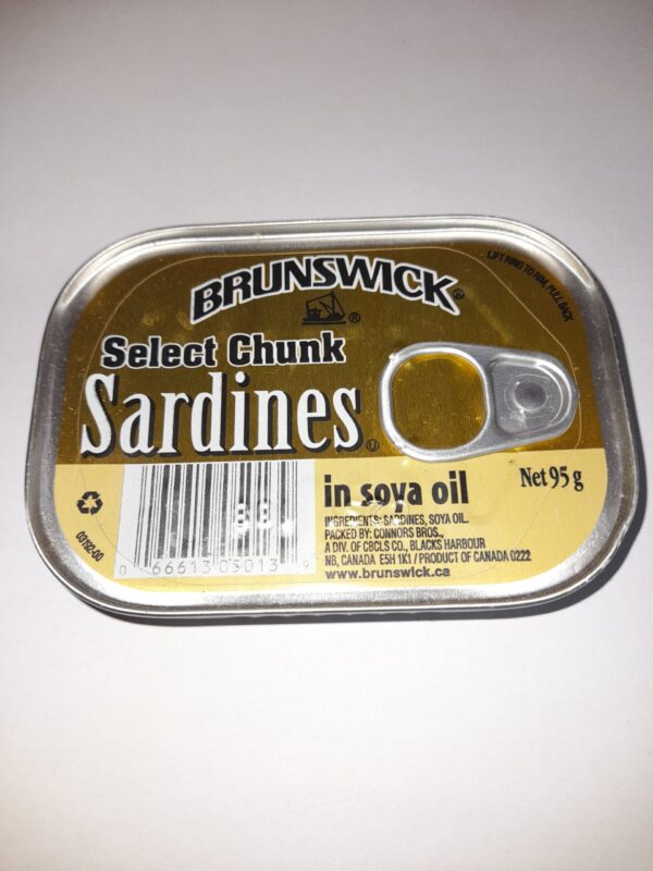 Brunswick Sardine Select Chunk In soya Oil 95g