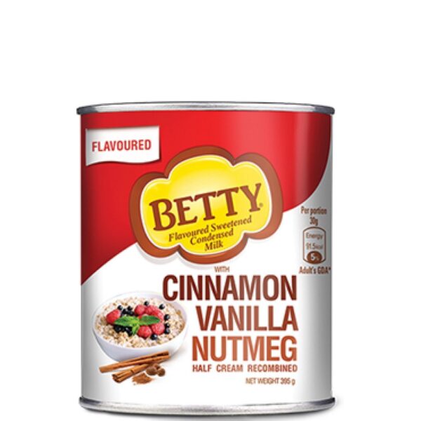 Betty Condensed milk Cinnamon Vanilla Nutmeg 395g