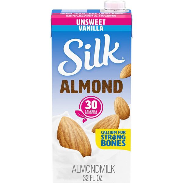 Silk Unsweet Almond Milk 1Ltr