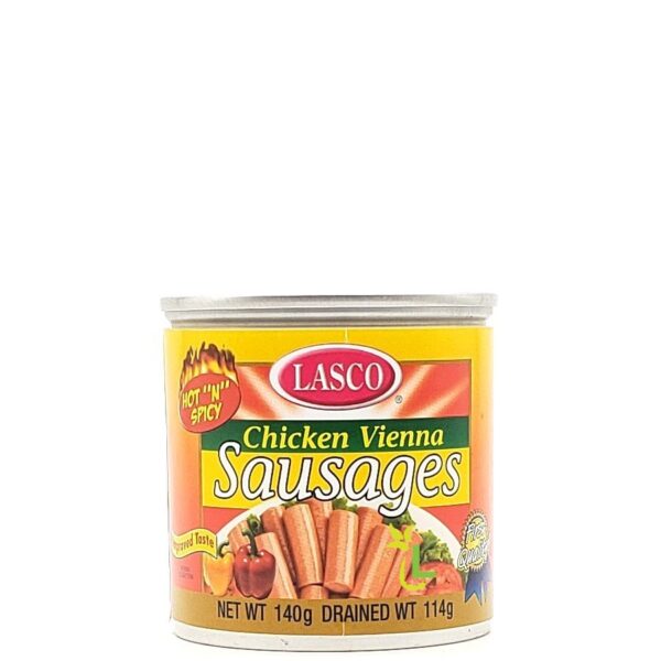 Lasco Chicken Vienna Sausage Hot & Spicy 140g