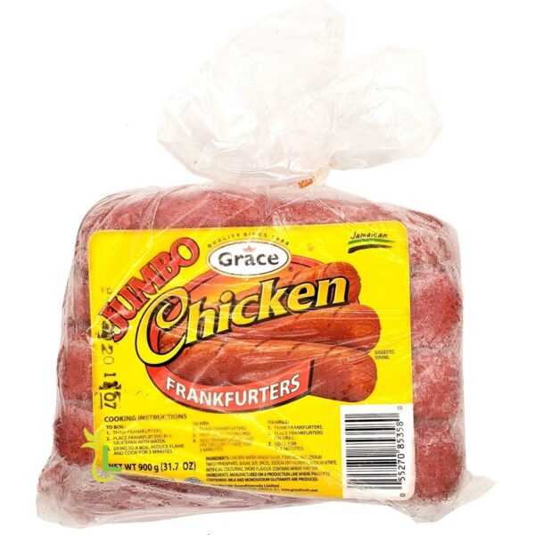 Grace Jumbo Chicken Franks 900g