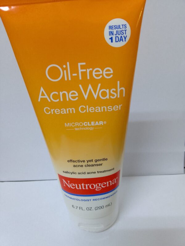 Neutrogena Oil Free Acne Wash Cream Cleanser