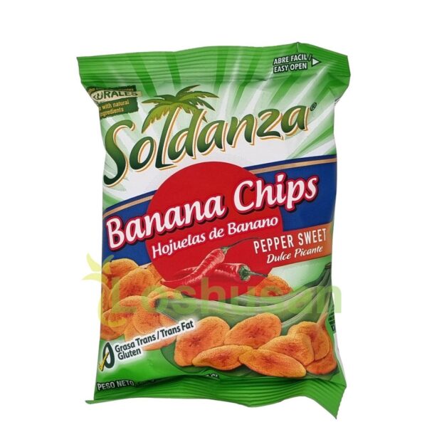 Soldonza Banana Chips Pepper Sweet 36g