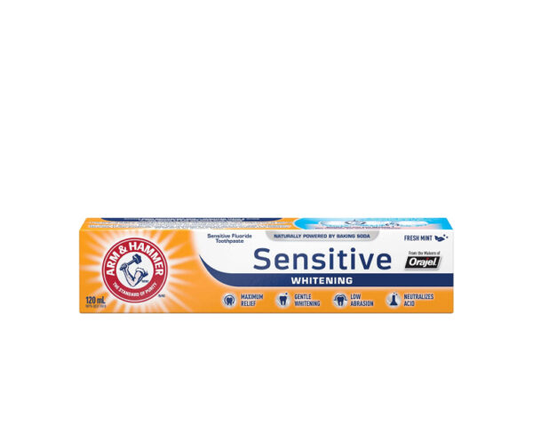 Arm & Hammer Sensitive Whitening Tooth Paste 120ml