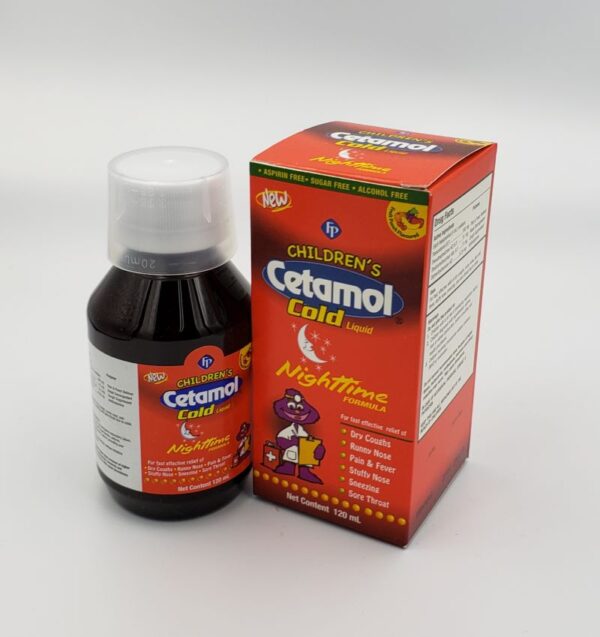 CETAMOL Kids Night time Medicine 120ml