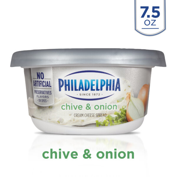 Philadelphia Chive & Onion Tub Cream cheese 8oz