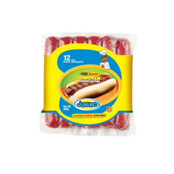 Reggae Jammin's Jumbo Franks 12pk Retail