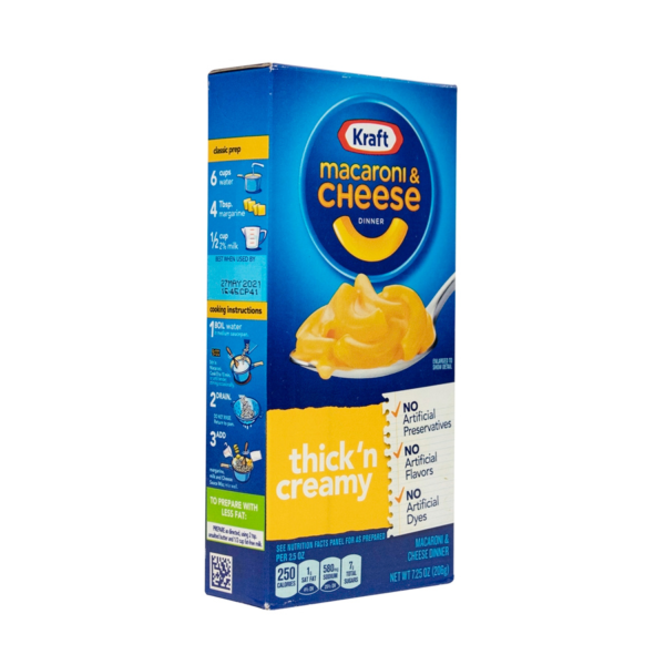 Kraft Macaroni and Cheese Dinner Thick & Creamy 206g/7.25oz