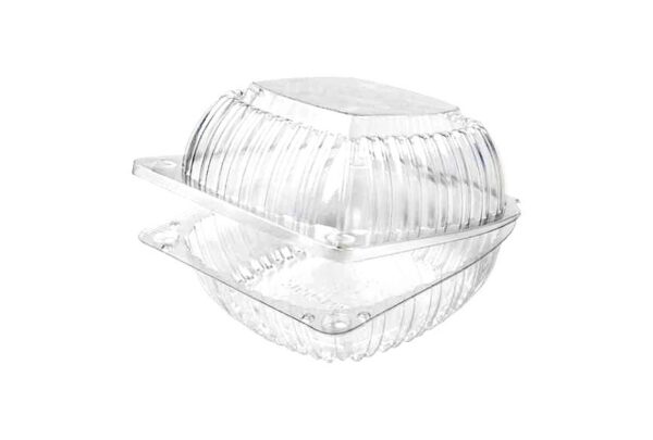 Clamshell cake plate 6 inch -25 in pack