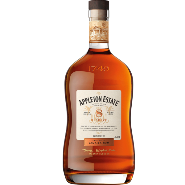 Appleton Estate 8 Year Old Reserve Jamaican Rum, 750mL