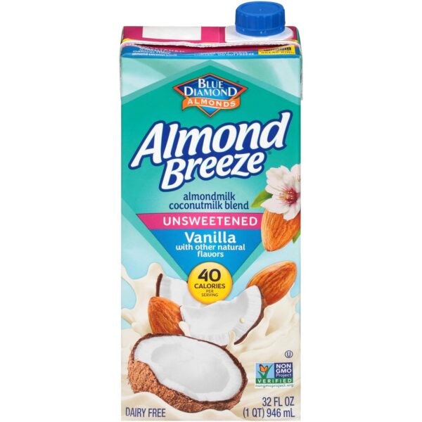 Almond Breeze Vanilla Unsweetened 32oz