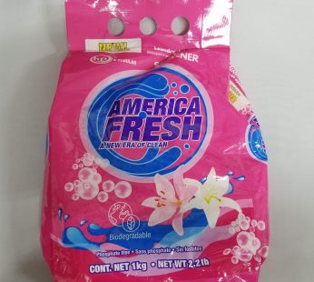 America Fresh Floral Powder Detergent 1kg