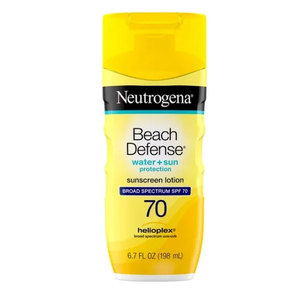 Neutrogena Beach Defense Water + Sun Protection Sunscreen Lotion SPF 70 (6.7oz)