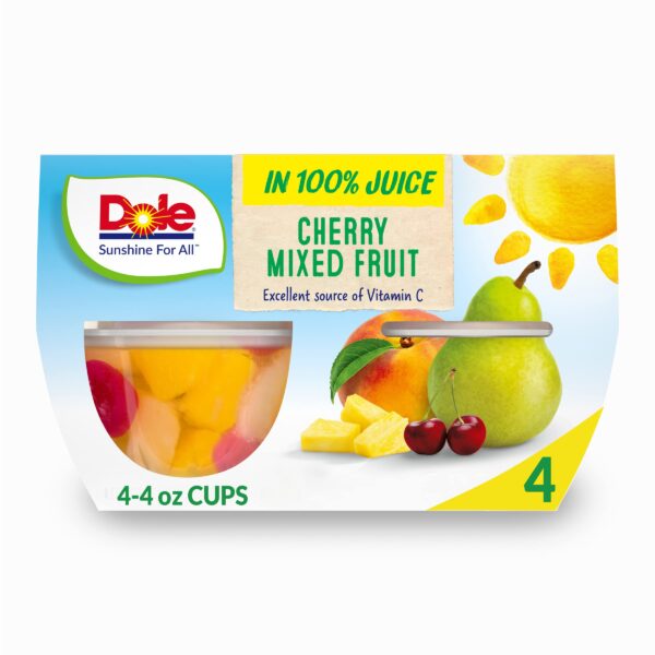 4oz Dole Mixed Fruits Snack 4p