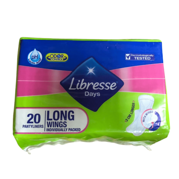 Libresse Pantyliners long wings 20 pack