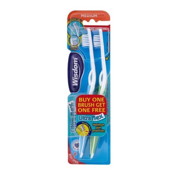 Wisdom Toothbrush Ultraflex Medium Twin