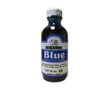 Benjamins Blue Food Colouring 60ml